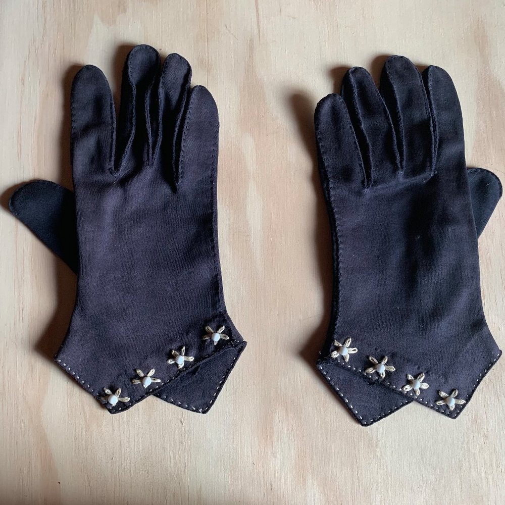 Vintage 1940s Handmade Gloves
